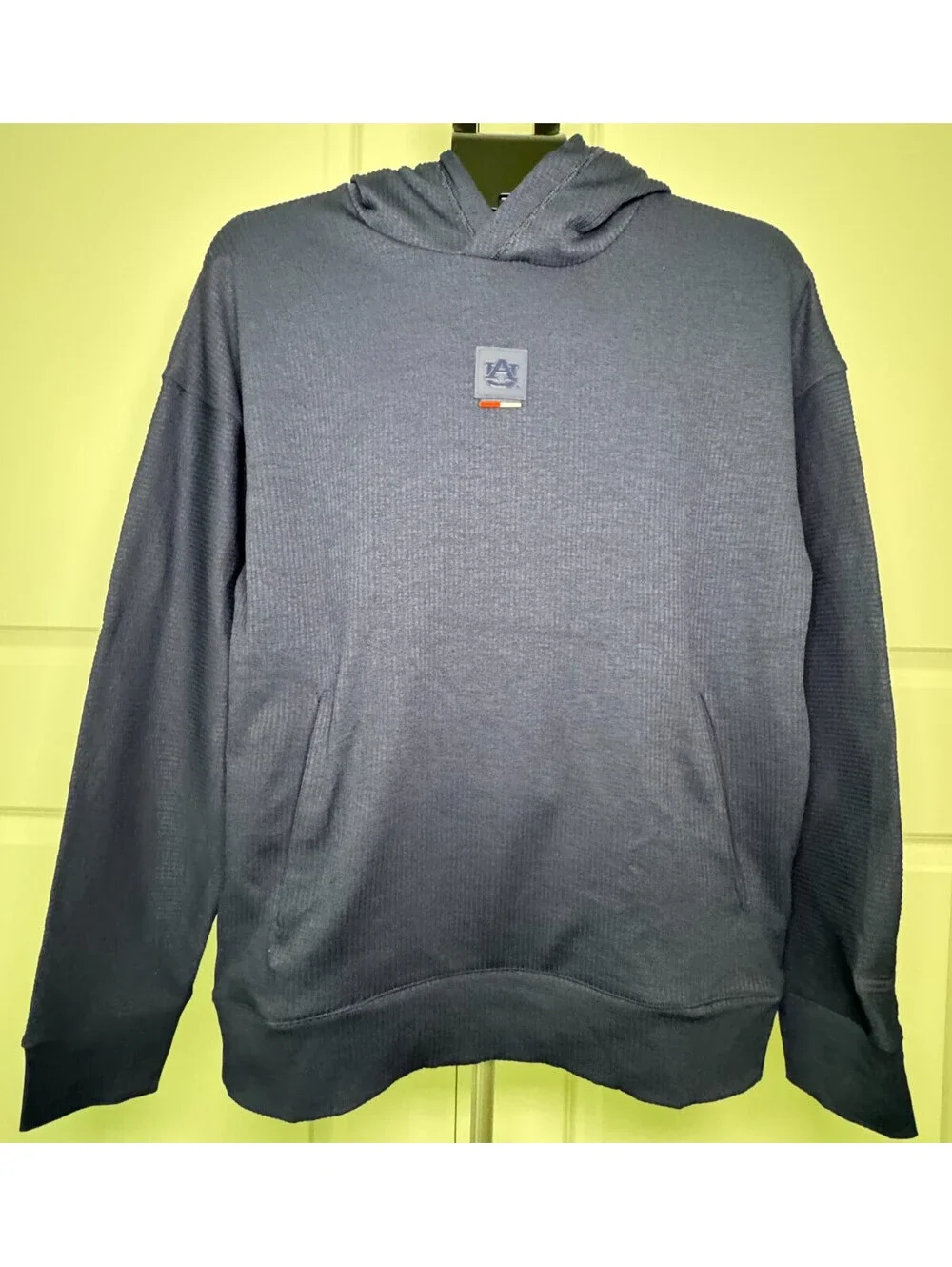 Under Armour Sideline Journey Rib Fleece Hoodie, Auburn U, Blue Size S NWT